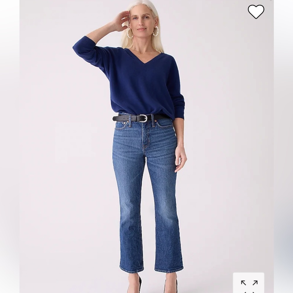 J.crew billie Demi boot crop jeans.